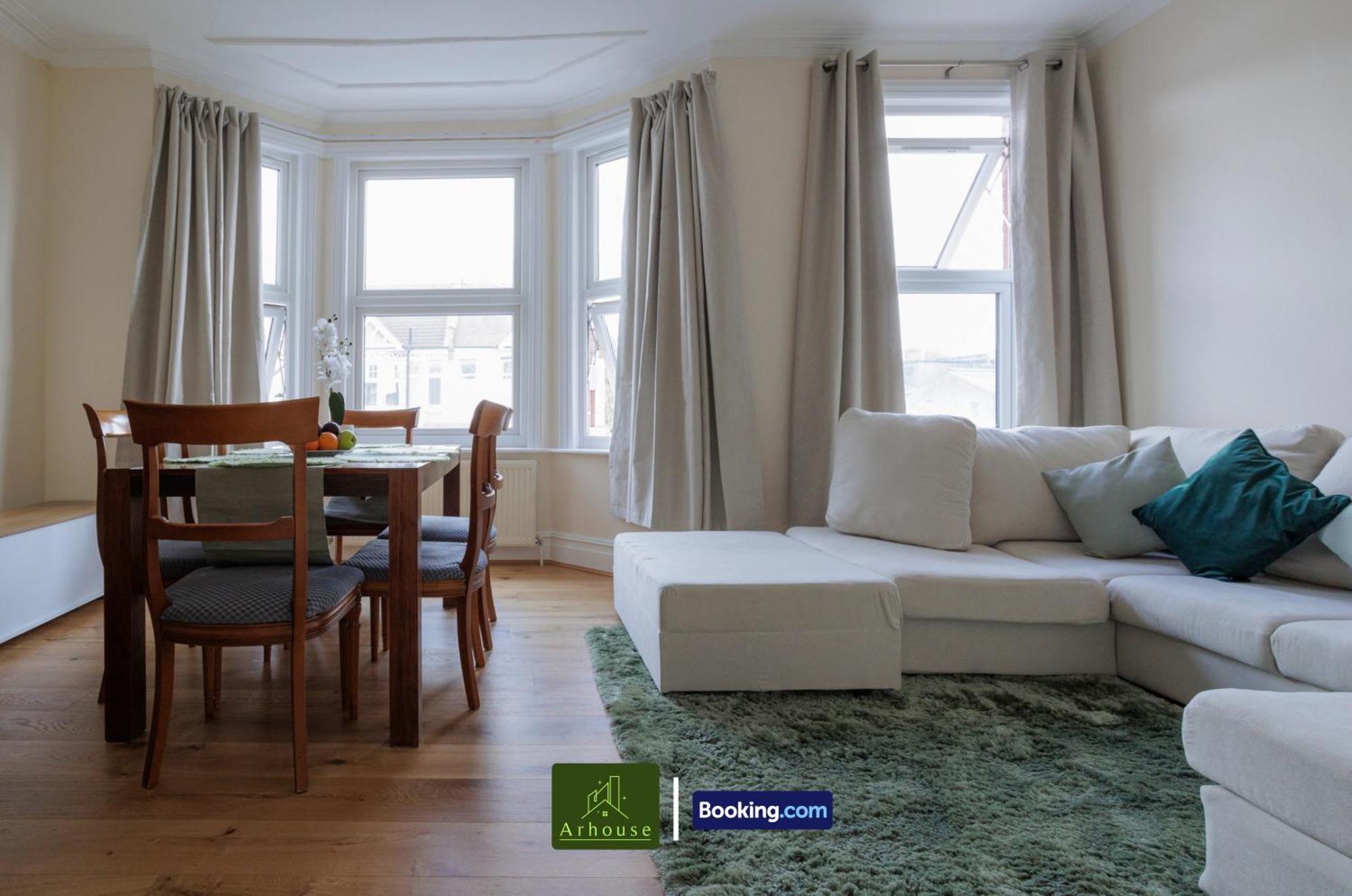 3 Bedroom By Arhouse Short Lets & Serviced Kensal Rise With Free Wifi & Free Parking Appartement Londres